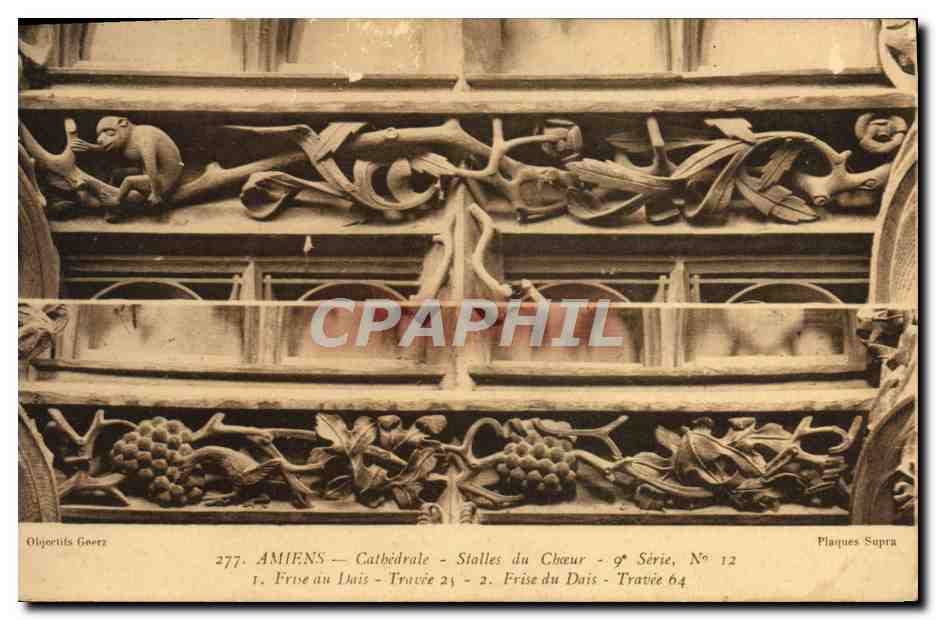 Amiens — Cathédrale — Stalles du Chœur — 9e Série, N° 12