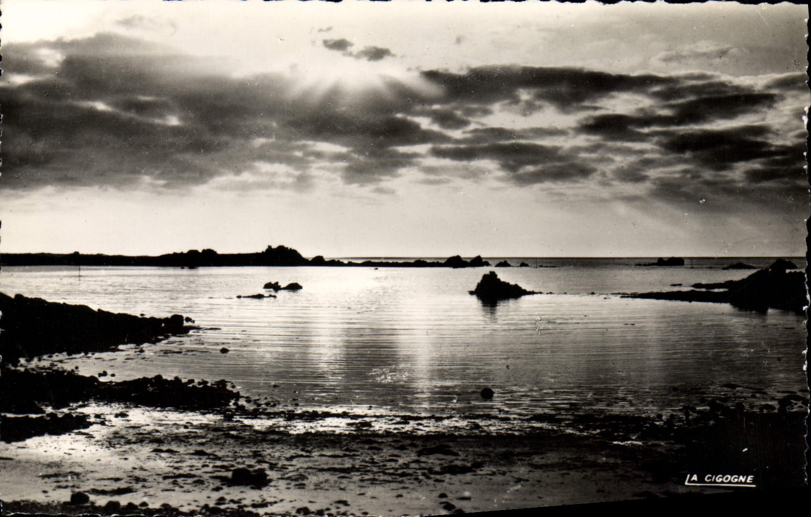 CPM Plougasnou Primel Trigastel Coucher de soleil