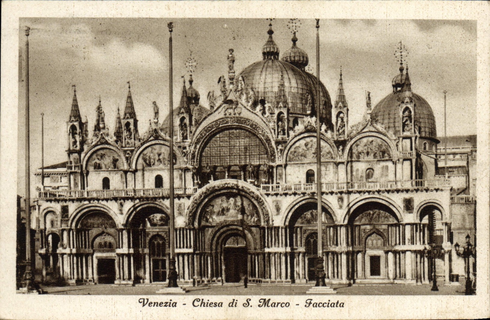CPA Venezia Chiesa di S Marco Facciata