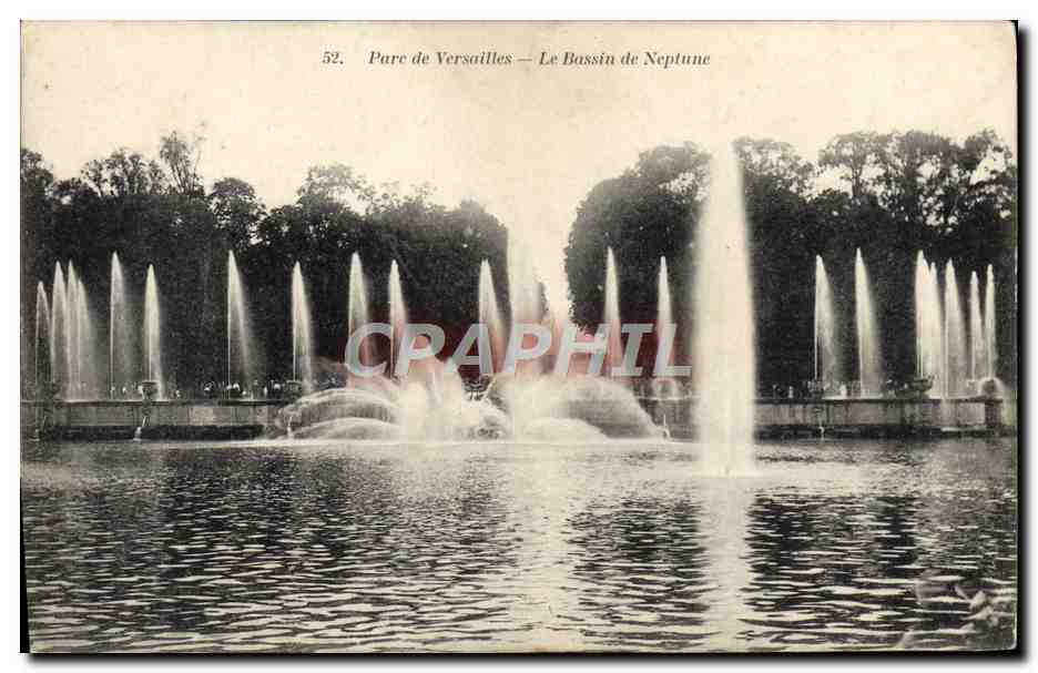 CPA Parc De Versailles Le Bassin De Neptune