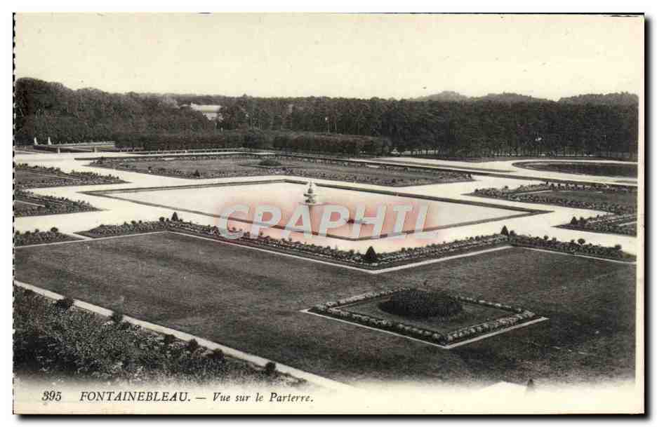 Fontainebleau — Vista del Parterre — Graphil, n° 395