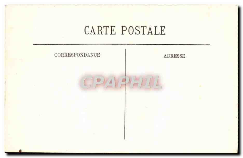 Fontainebleau — Vista del Parterre — Graphil, n° 395 — Reverso