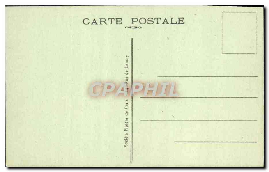 CPA Paris La Colonnade Du Louvre  — Rückseite