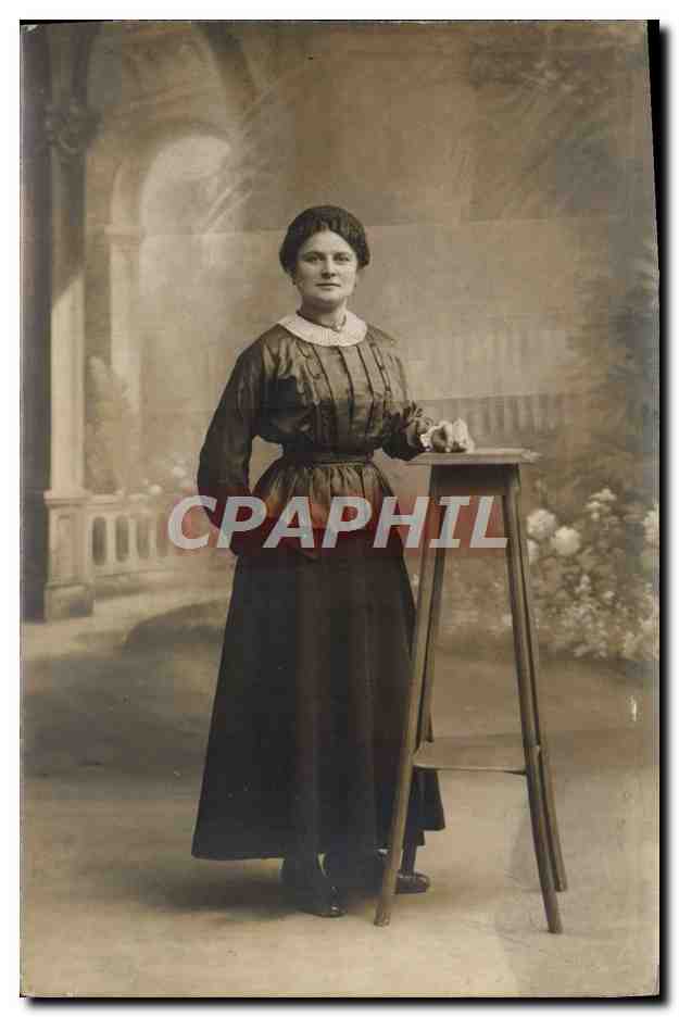 CARTE PHOTO Femme