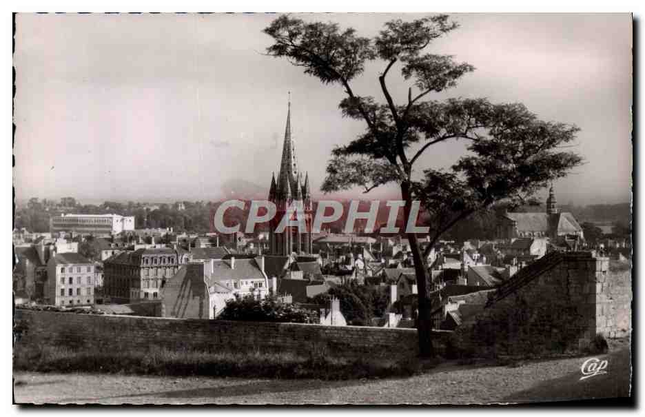 CPM Caen La Ville Vue Du Chateau