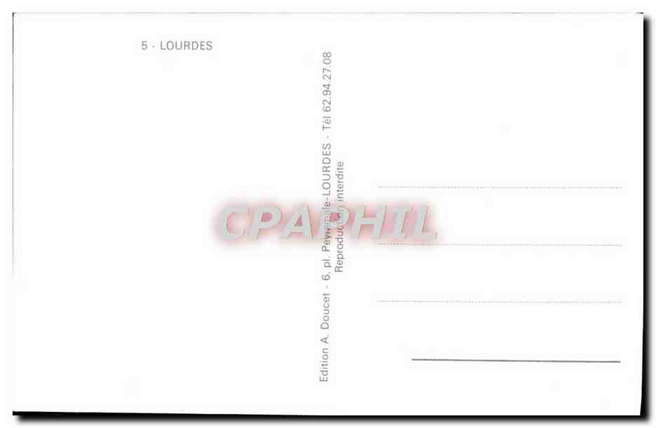 CPM Lourdes — Verso