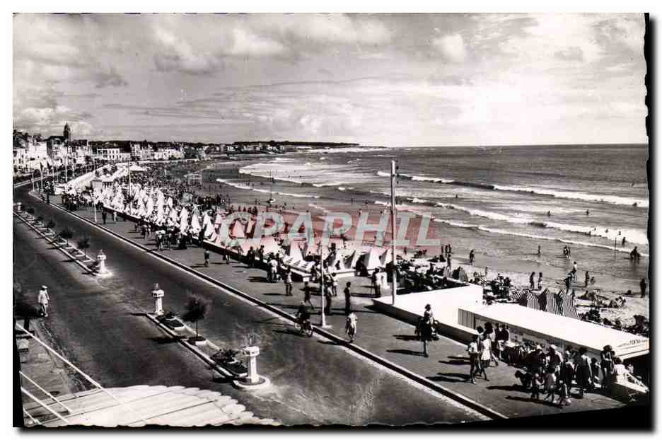 Plage de Sables-d'Olonne — Vue panoramique — Éditions Jethy-Poupin
