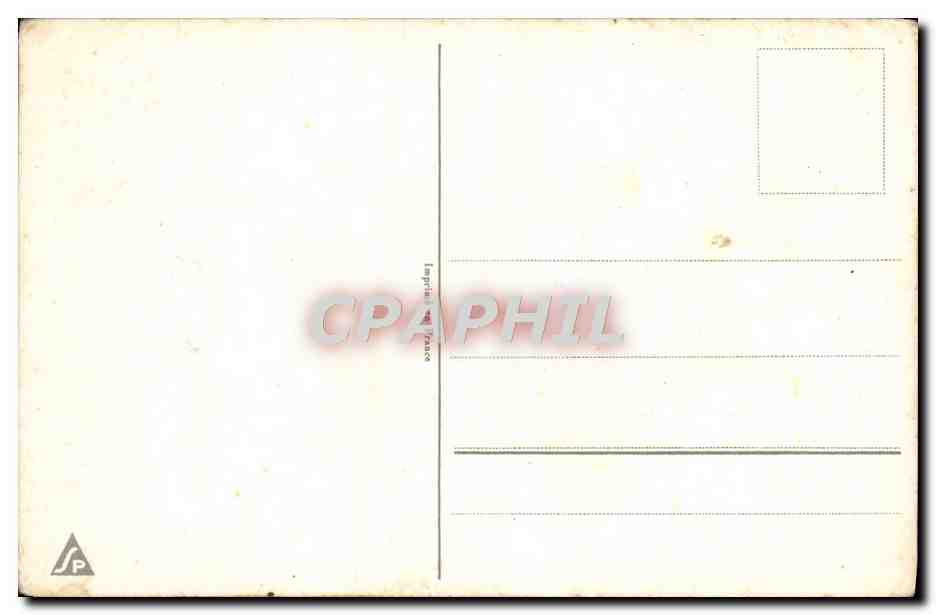 CPA Fantaisie Fleurs Bonne annee — Verso