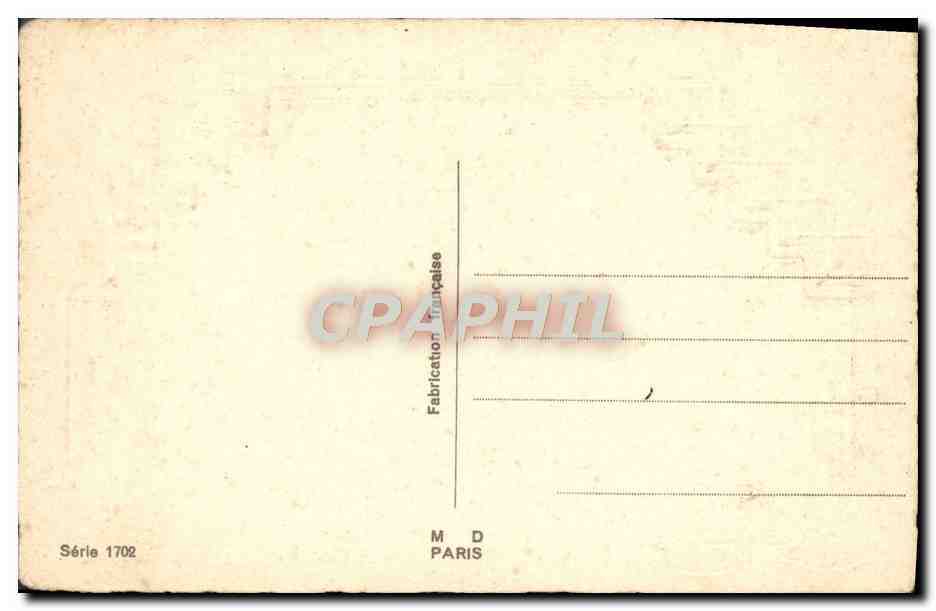 CPA Bonne Annee Fantaisie — Rückseite