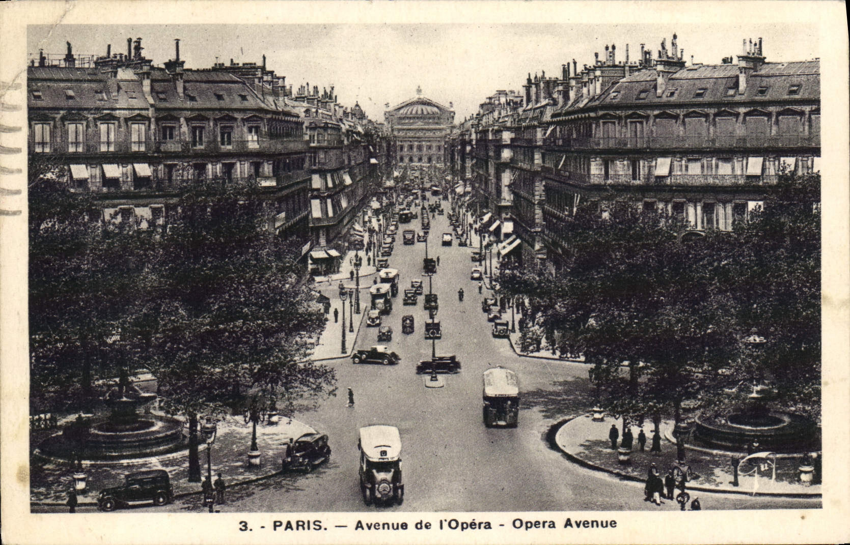CPA Paris Avenue De I'Opera 
