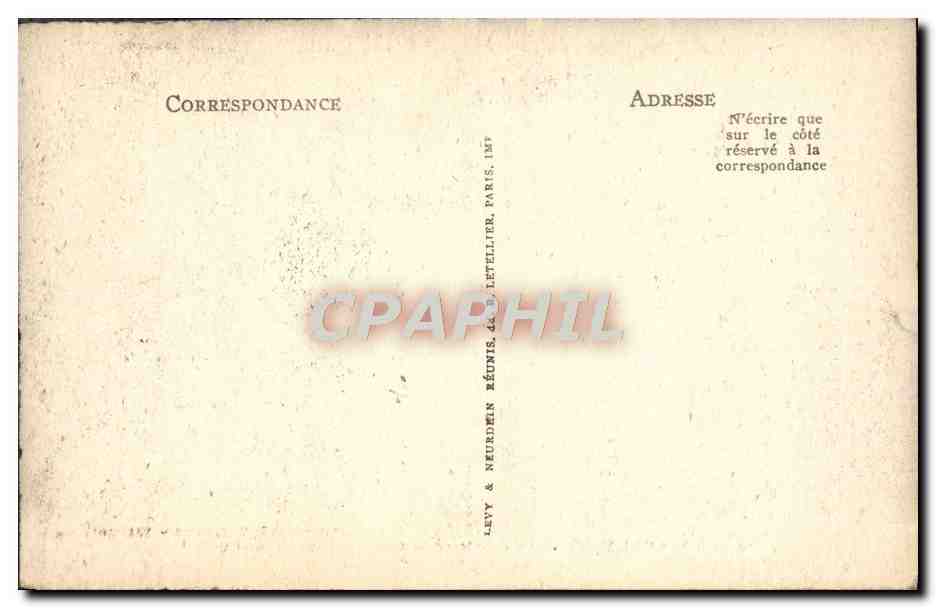 CPA Vaucouleurs La Crypte De La Chapelle Castrale — Rückseite