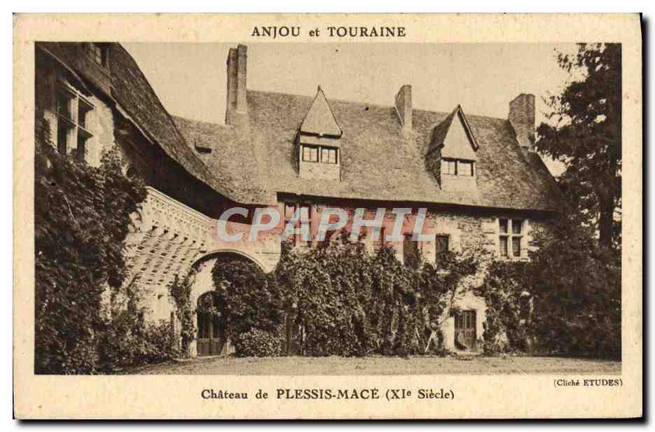 CPA Anjou Et Touraine Chateau de Pessis Mace 
