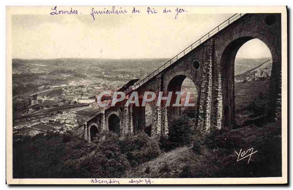 CPA Lourdes Funiculaire du pic de Jer