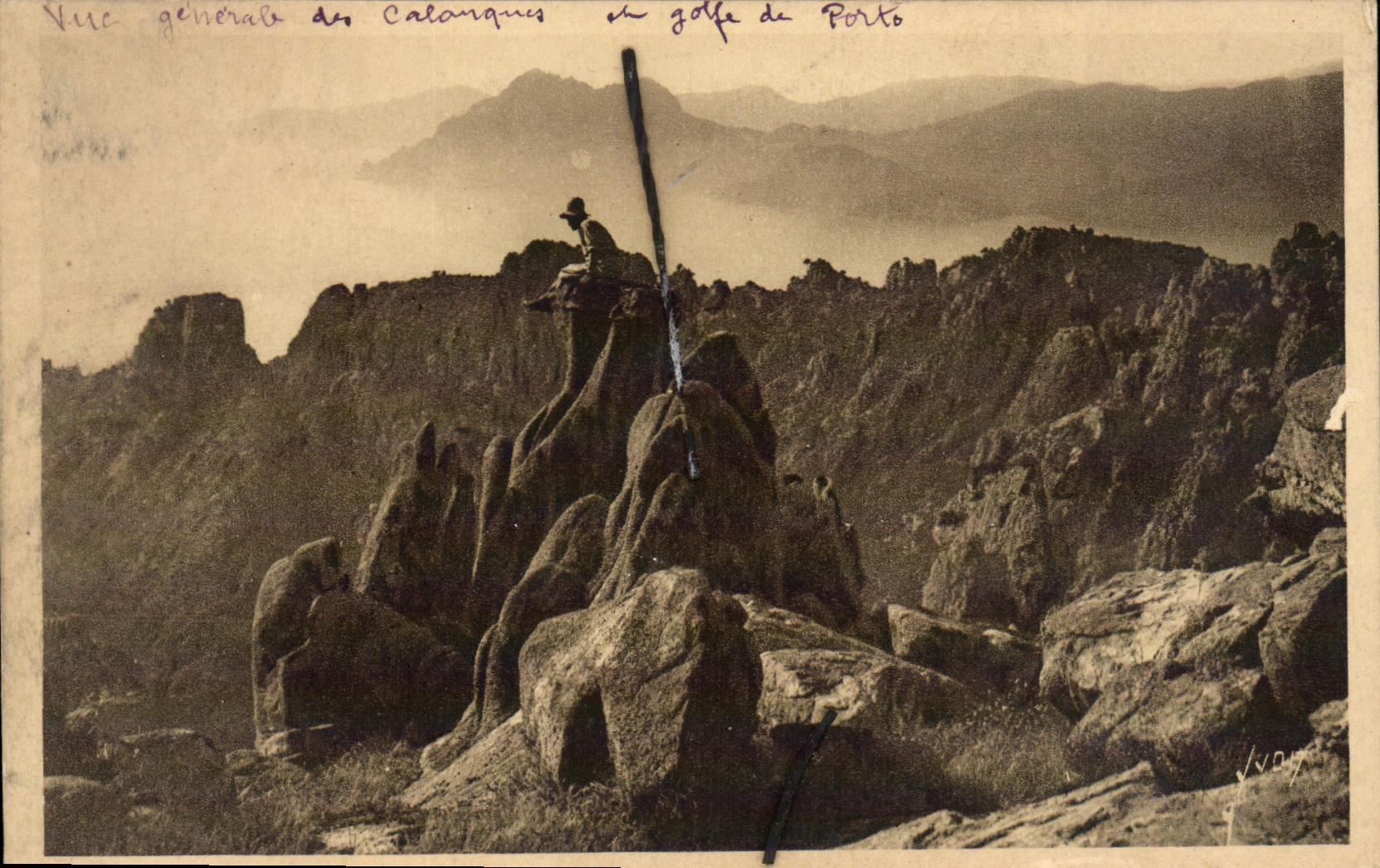 CPA Piana Vue Generale Des Calanque Et Golfe De Porto