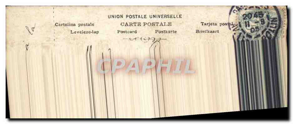 CPA Fantaisie Femme — Verso