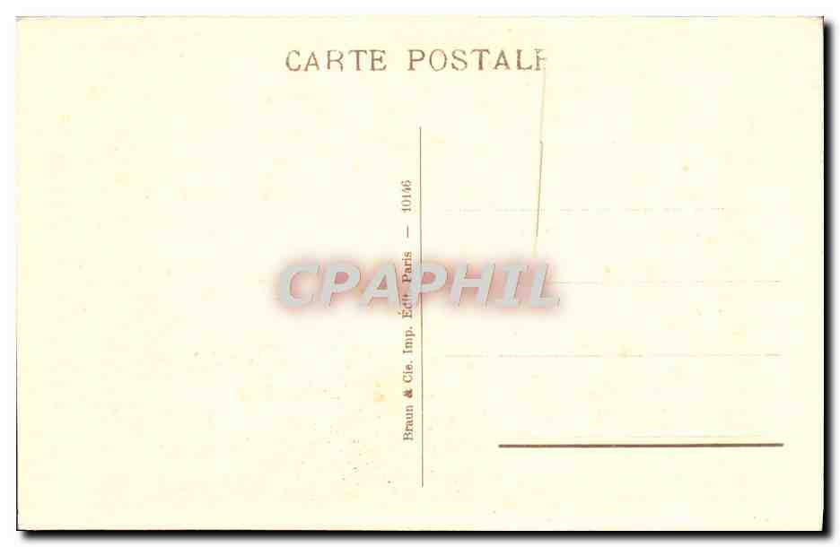 CPA Musee Du Louvre Courbet Chevreuil sous bois — Verso