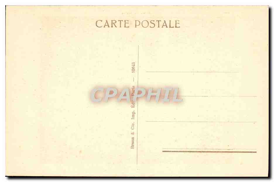 CPA Musee Du Louvre Millet Le printemps — Verso