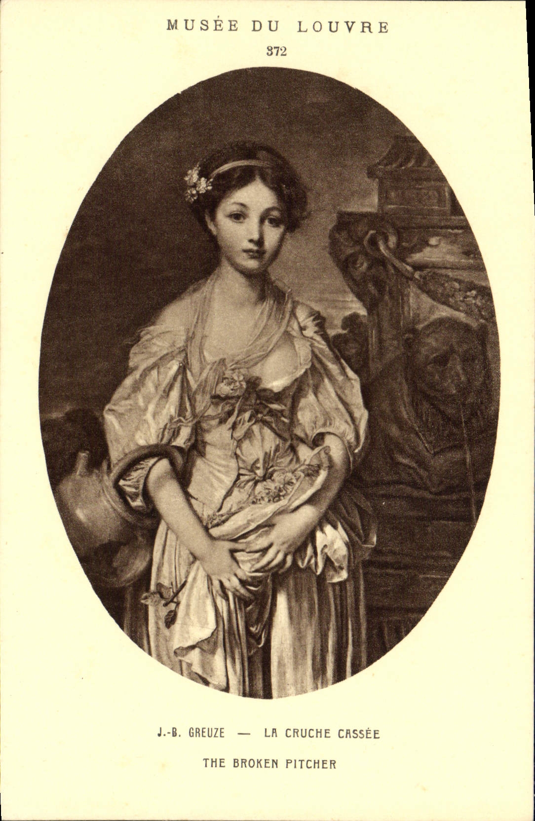 CPA Musee Du Louvre Greuze la cruche cassee