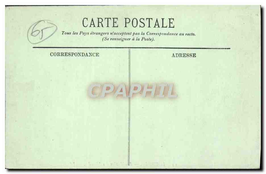 CPA Lourdes Benediction des Malades — Verso