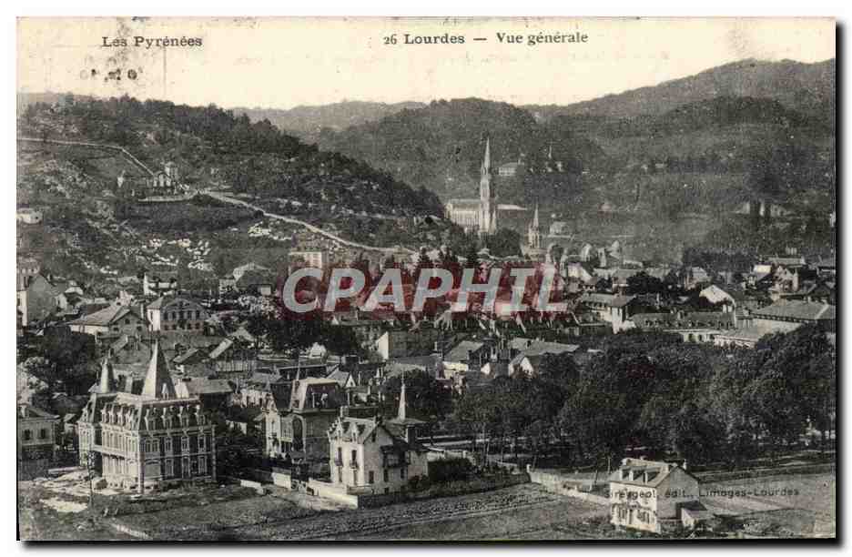 CPA Lourdes Vue Generale