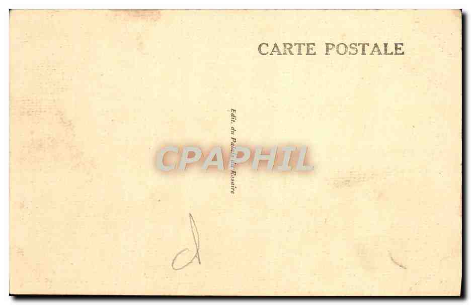 CPA Lourdes Vue Generale et le Gave — Verso