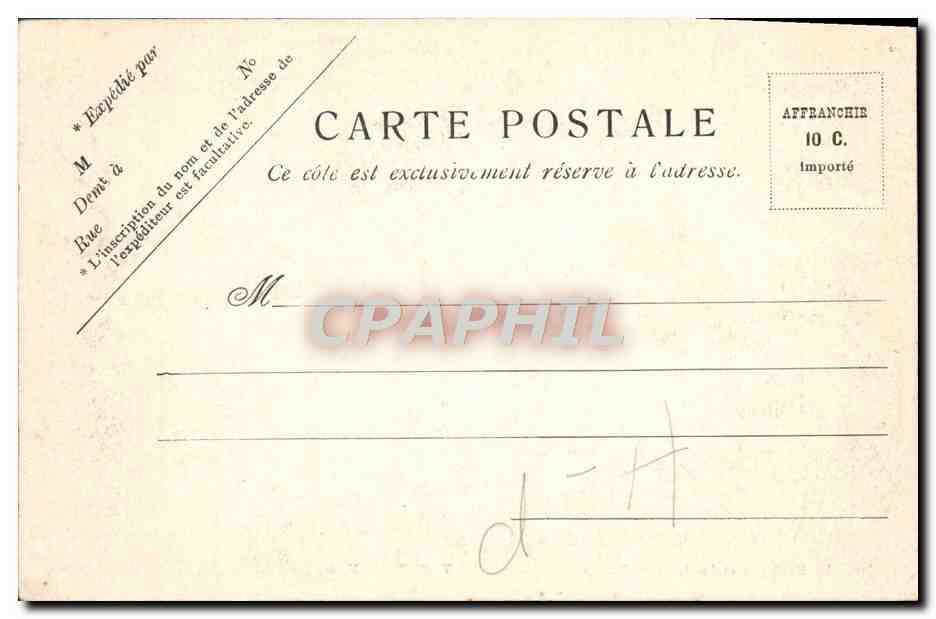 CPA Lourdes la Basilique et le calvaire breton — Verso