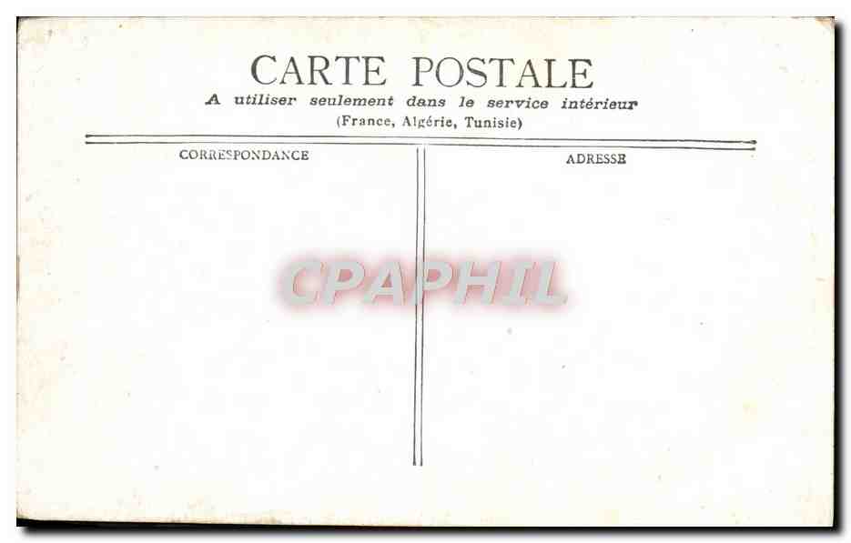 CPA Bruxelles La Cathedrale Ste Gudule — Rückseite