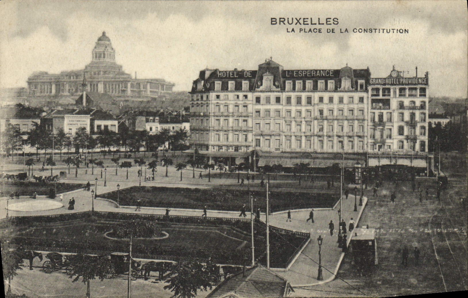 CPA Bruxelles La Place De La Constitution