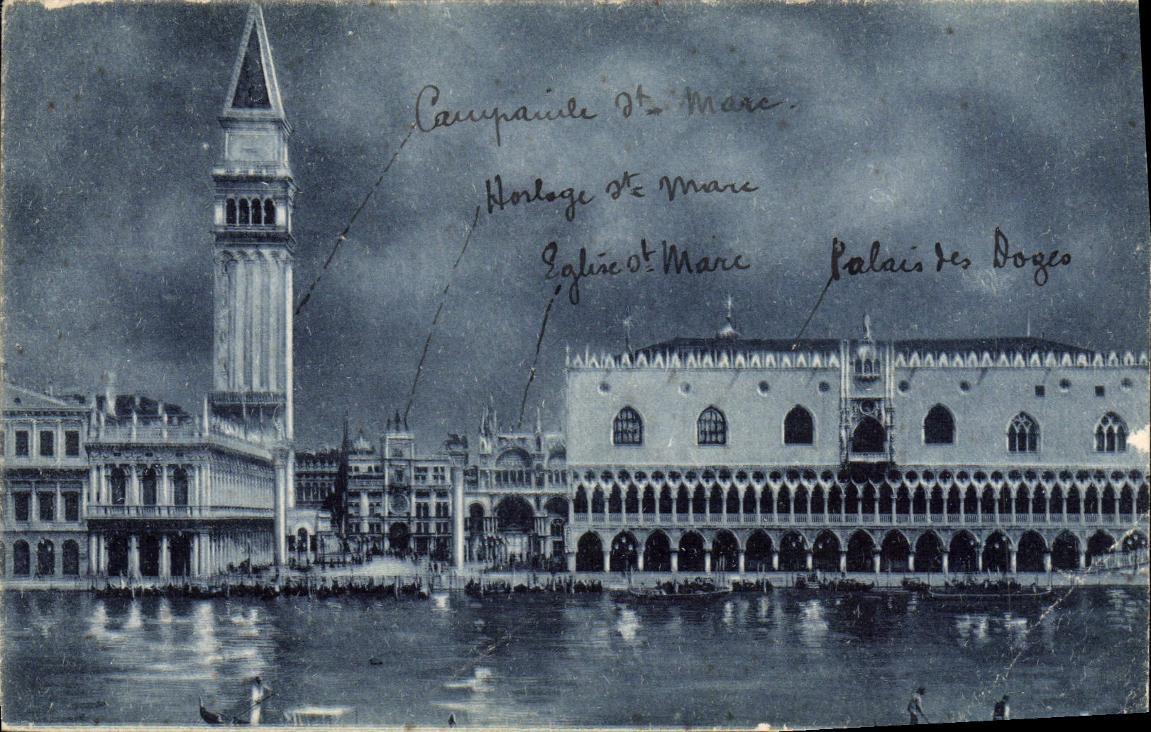 CPA Venezia Piazetta S marco e Palazzo Ducale visto dal mare