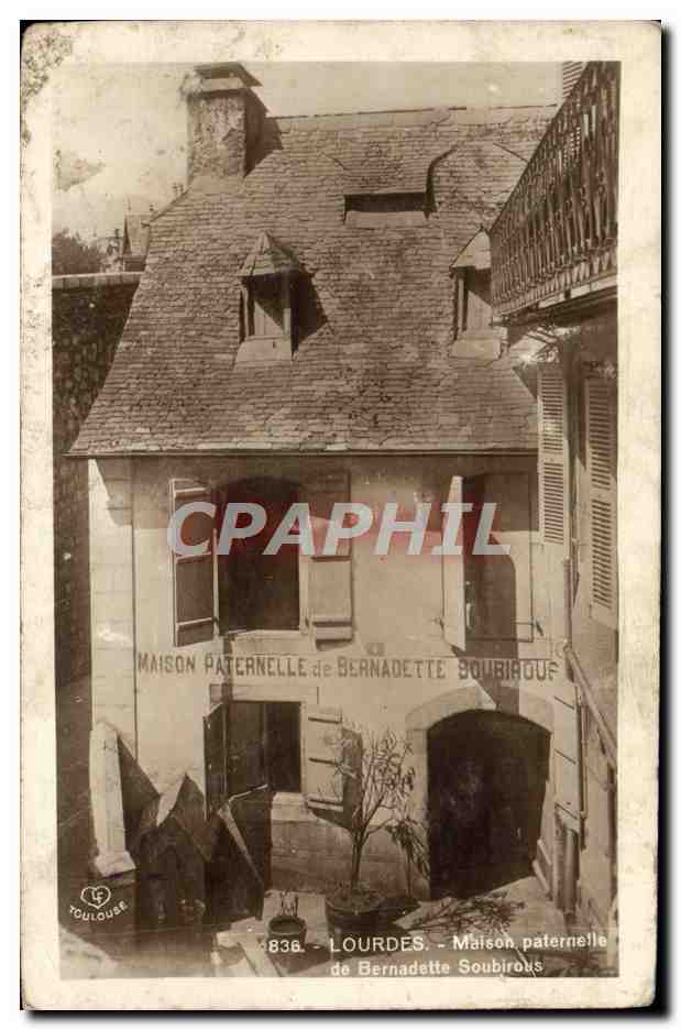CPA Lourdes Maison Paternelle de Bernadette Soubirous 