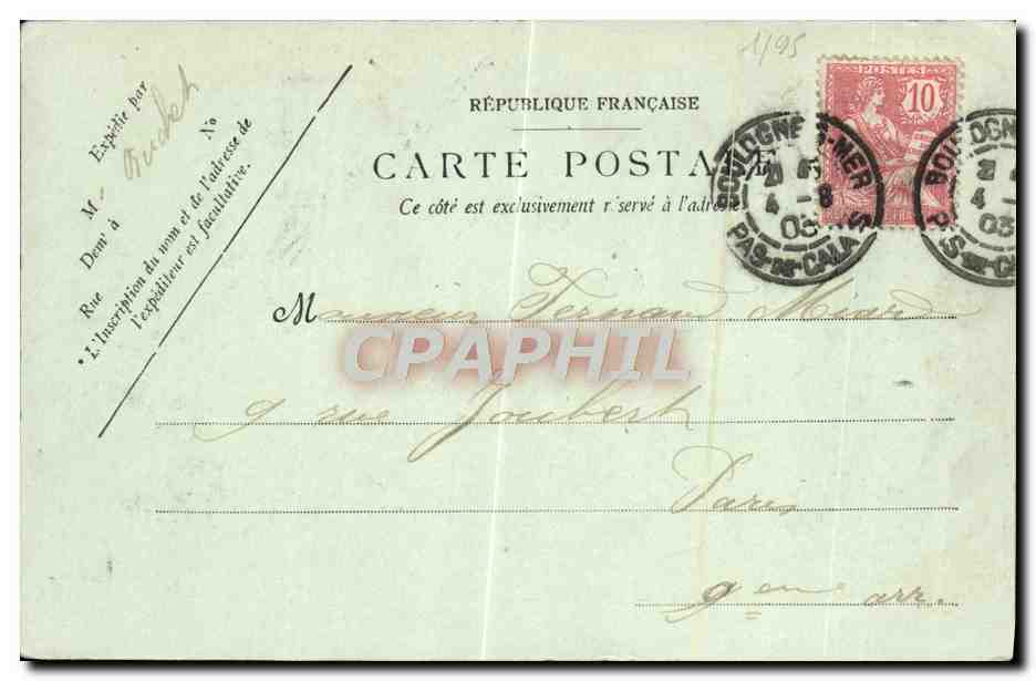 Boulogne-sur-Mer — Das Casino — LL. — n°23 — Rückseite