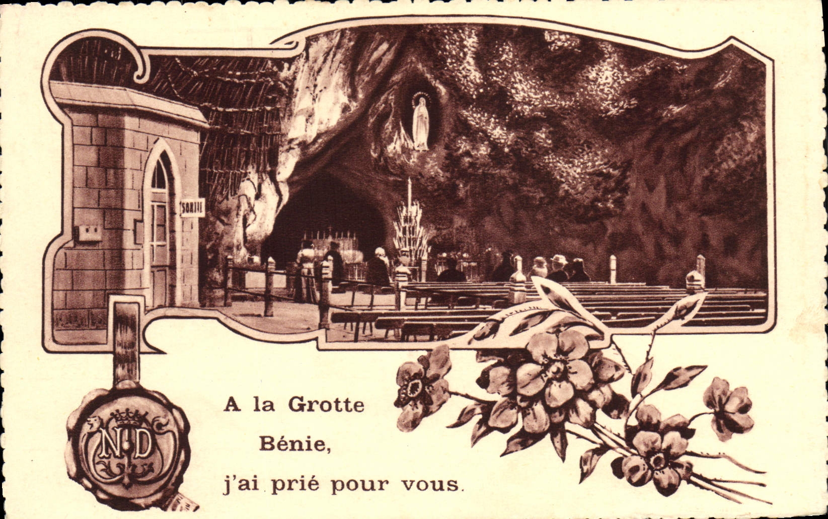 CPA Lourdes La grotte