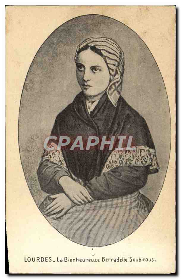 CPA Lourdes la bienheureuse Bernadette Soubirous 
