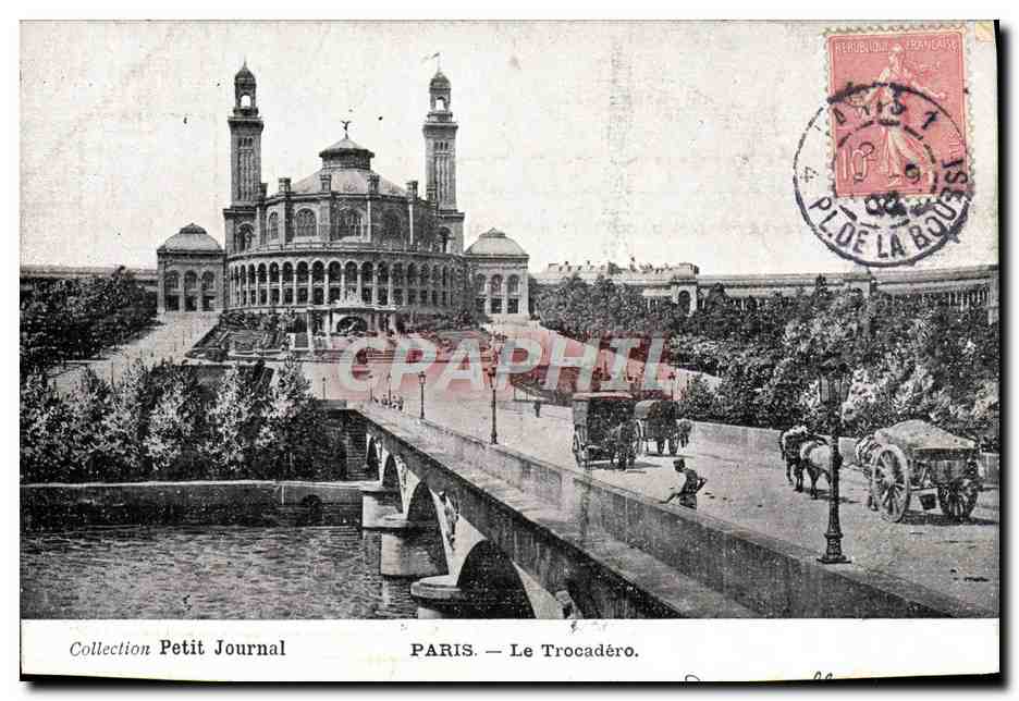 CPA Paris Le Trocadero