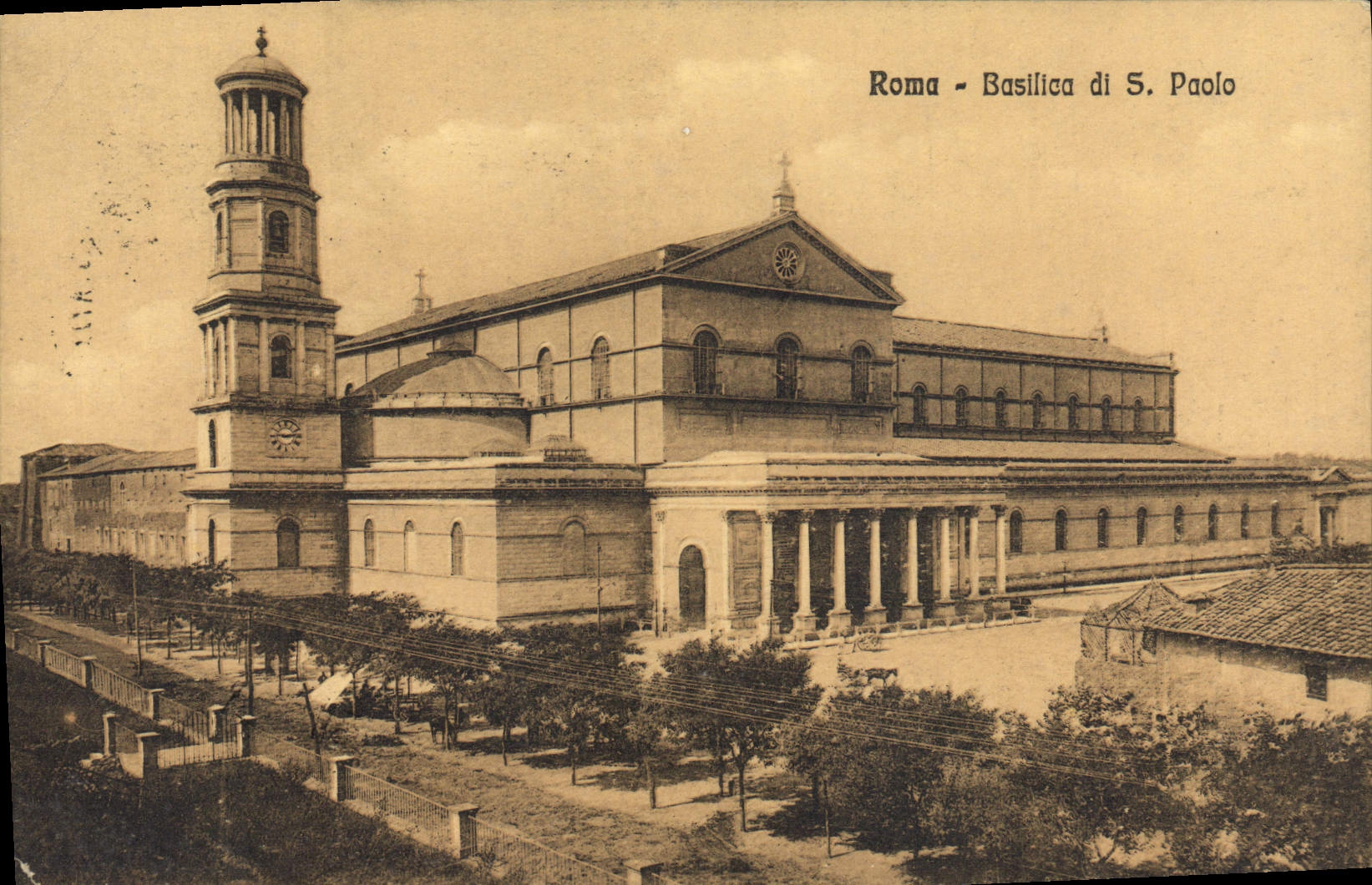 CPA Roma Basilica Di S Paolo
