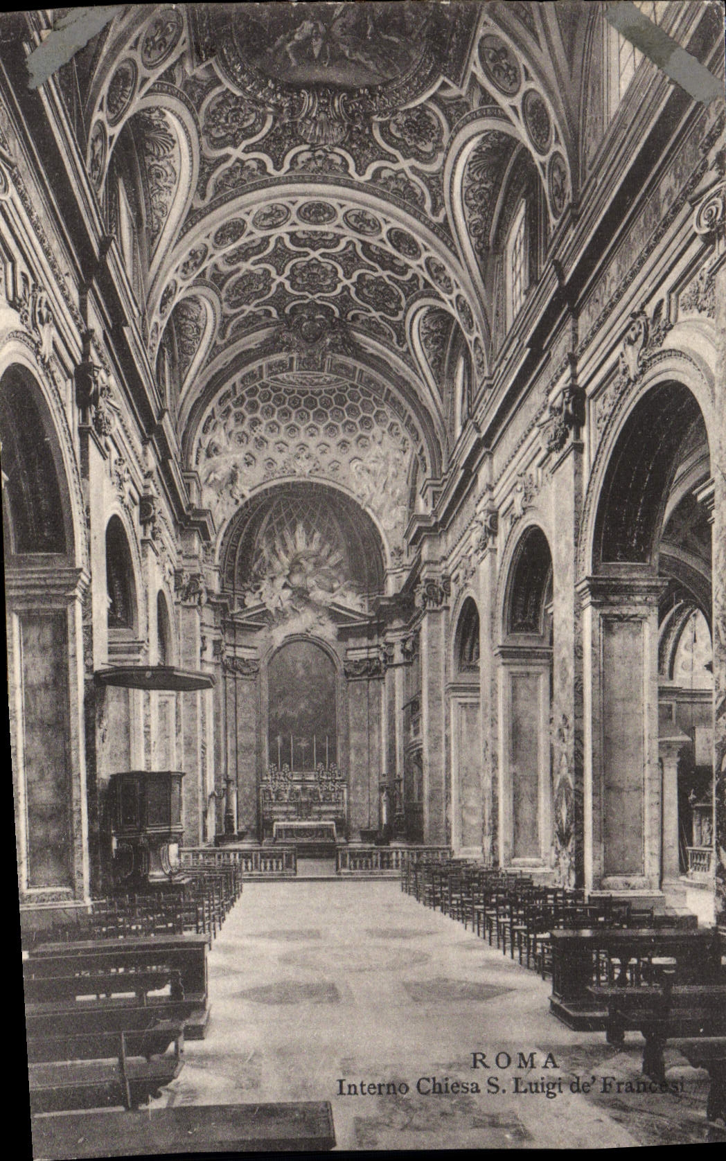 CPA Roma Interno Chiesa Luigi de Francesi