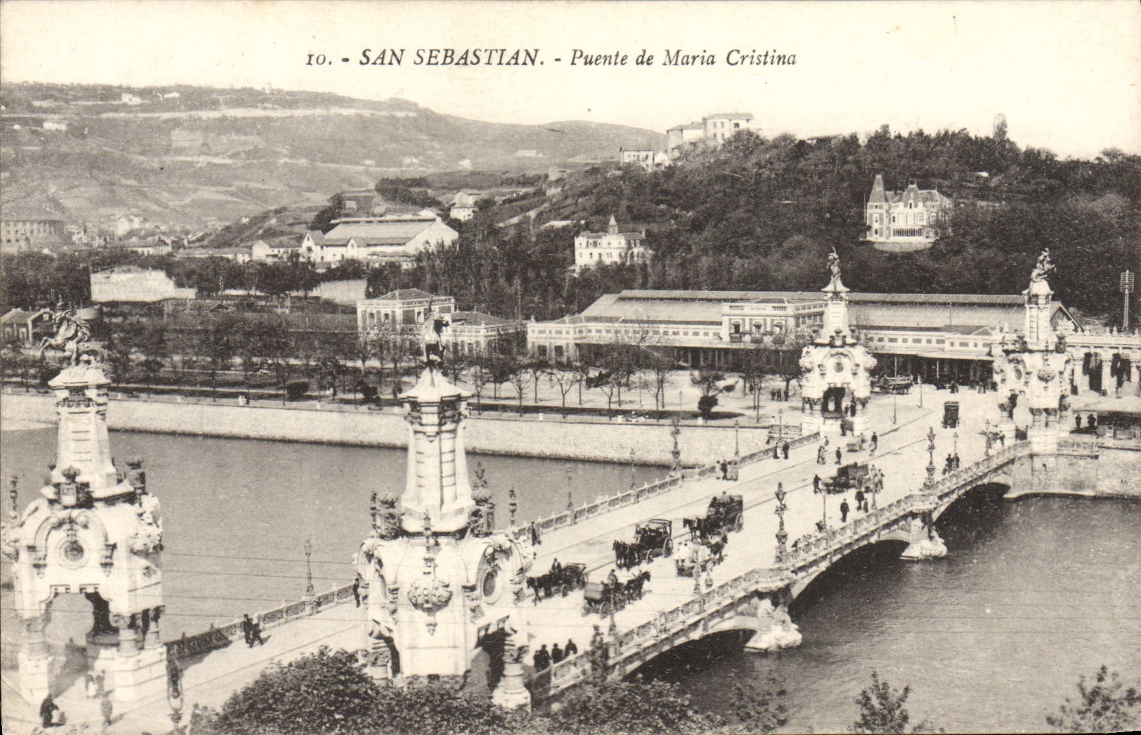 CPA San Sebastian Puente de Maria Cristine