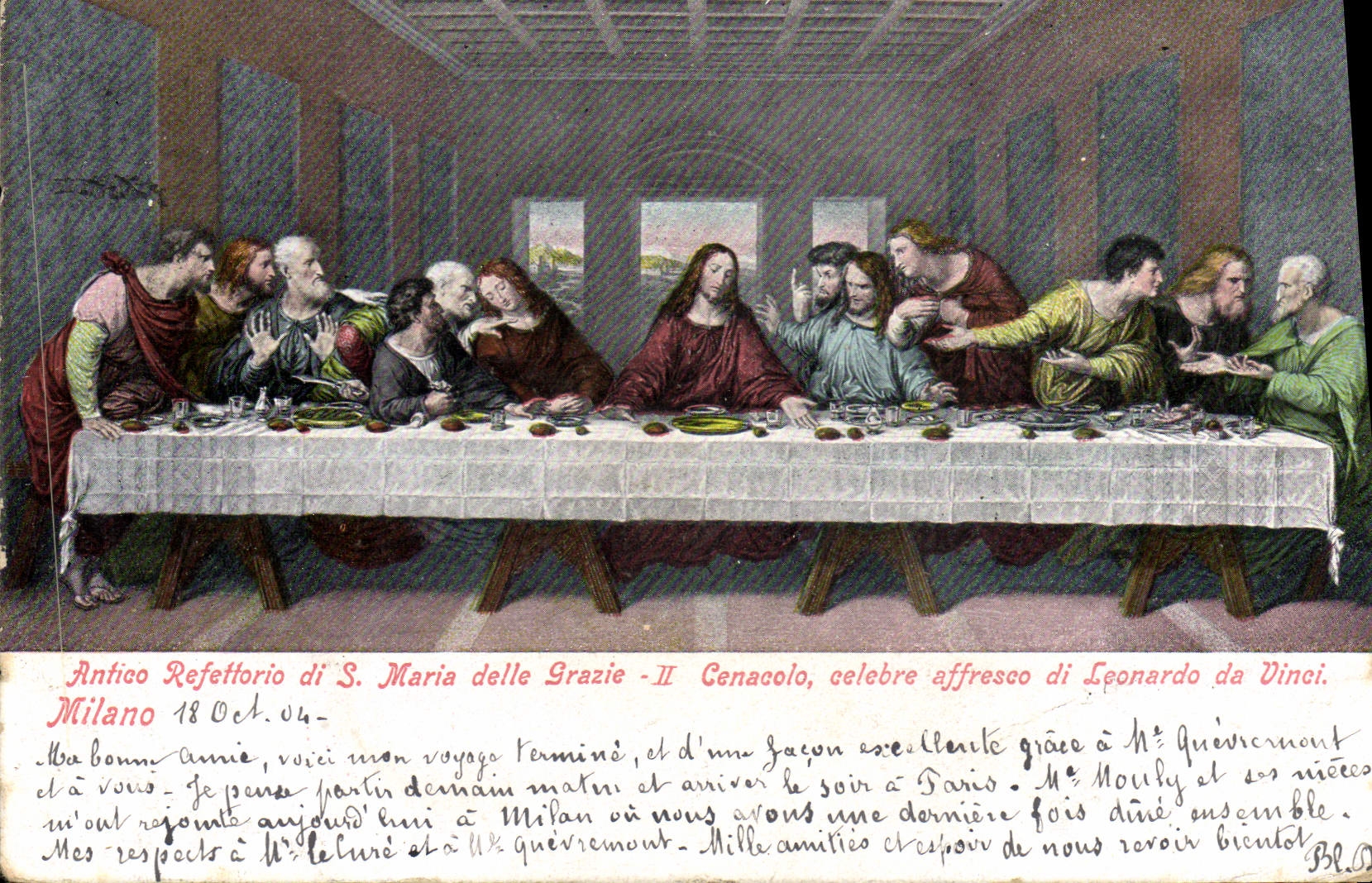 CPA Milano Antico Refefforio Di Maria Delle Grazie
