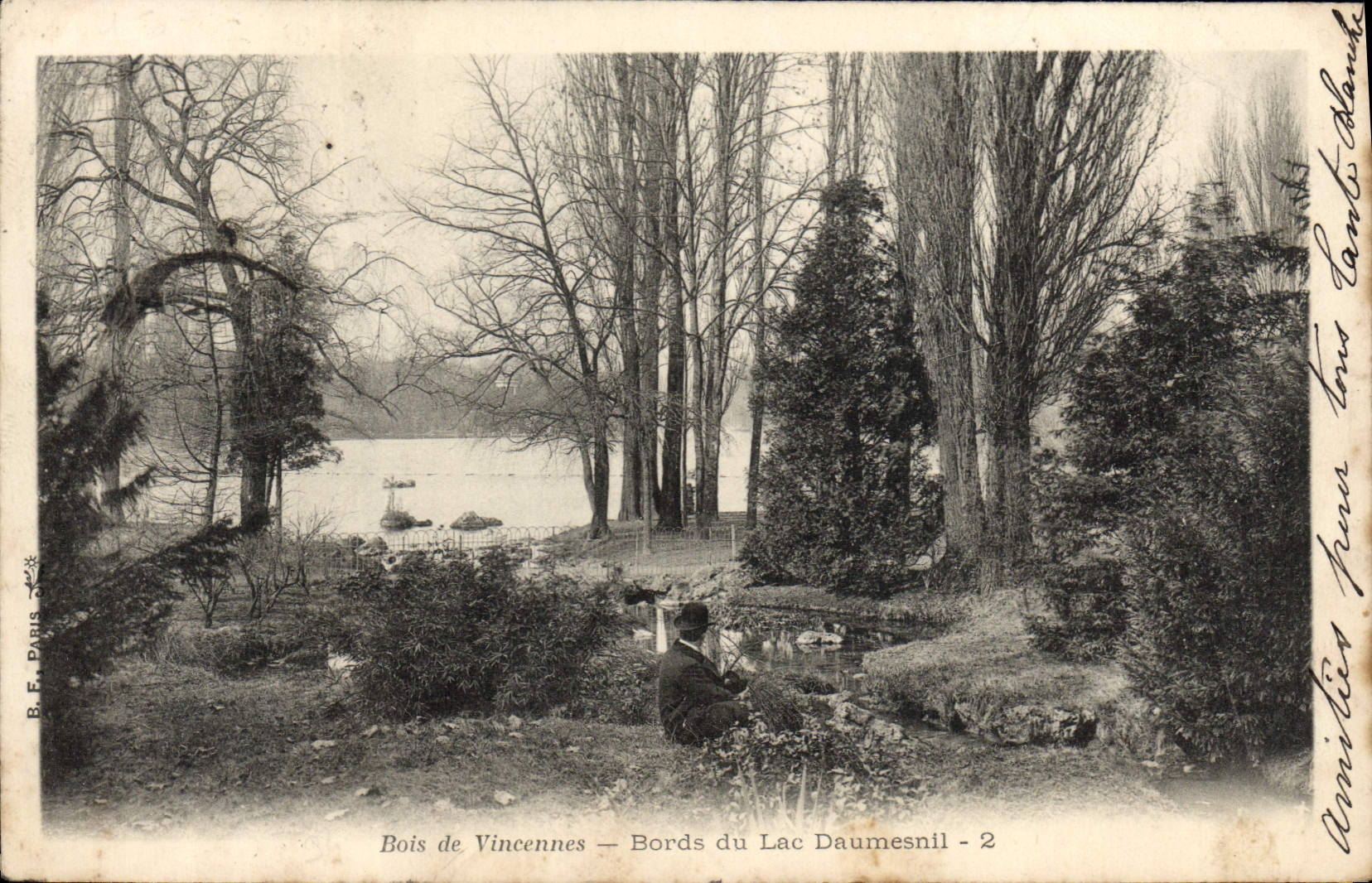 Bois de Vincennes — Ufer des Sees Daumesnil — B.F. Paris - 2
