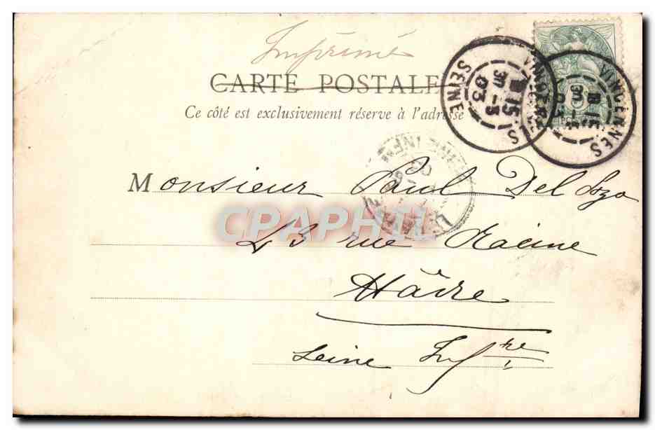 Bois de Vincennes — Ufer des Sees Daumesnil — B.F. Paris - 2 — Rückseite