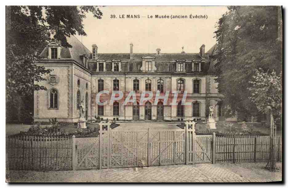 CPA Le Mans Le Musee ancien eveche 