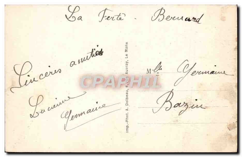 CPA Le Mans Le Musee ancien eveche  — Rückseite