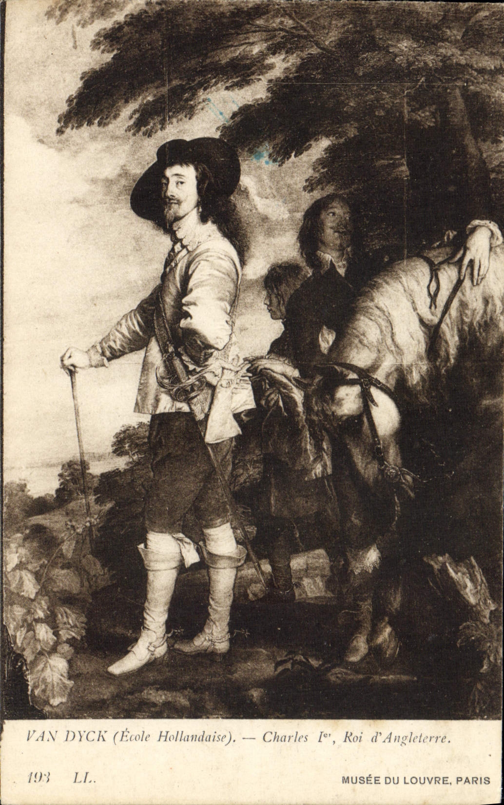 CPA Van Dyck Musee Du Louvre Paris Charles 1er roi d'Angleterre 