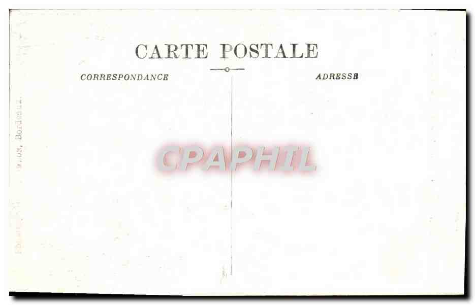CPA Bordeaux Cathedrale Saint Andre Les Fleches — Verso
