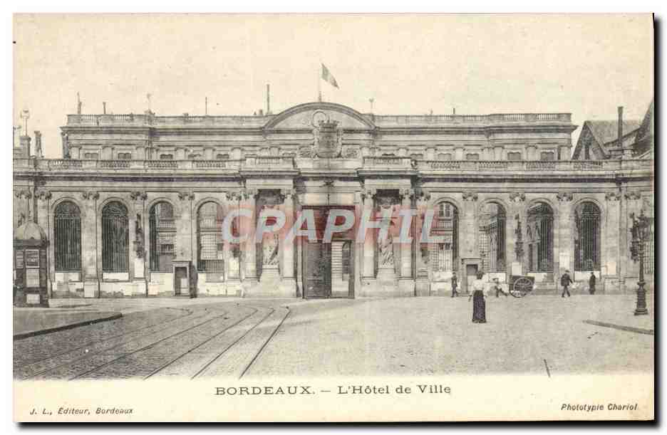 CPA Bordeaux L'Hotel De Ville