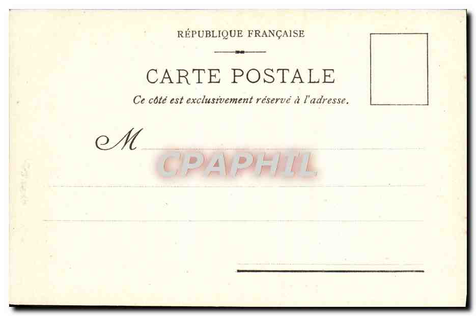 CPA Bordeaux La Gare du Midi — Verso