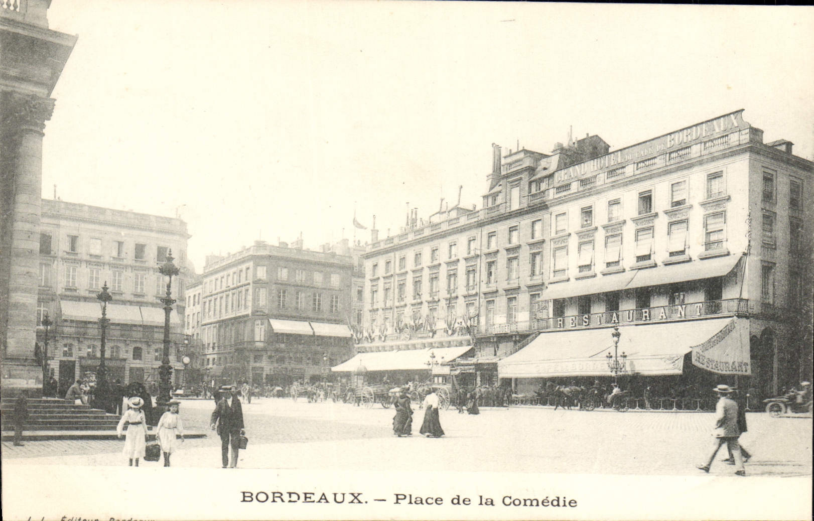 CPA Bordeaux Place de la Comedie