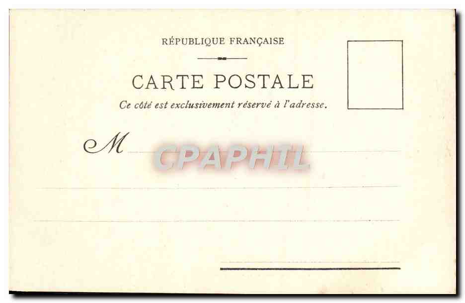 CPA Bordeaux Porte Des Salinieres — Verso