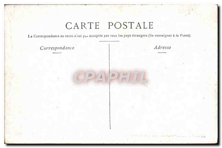 CPA Bordeaux Place De La Comedie — Rückseite