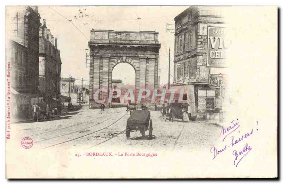 CPA Bordeaux La Porte Bourgogne